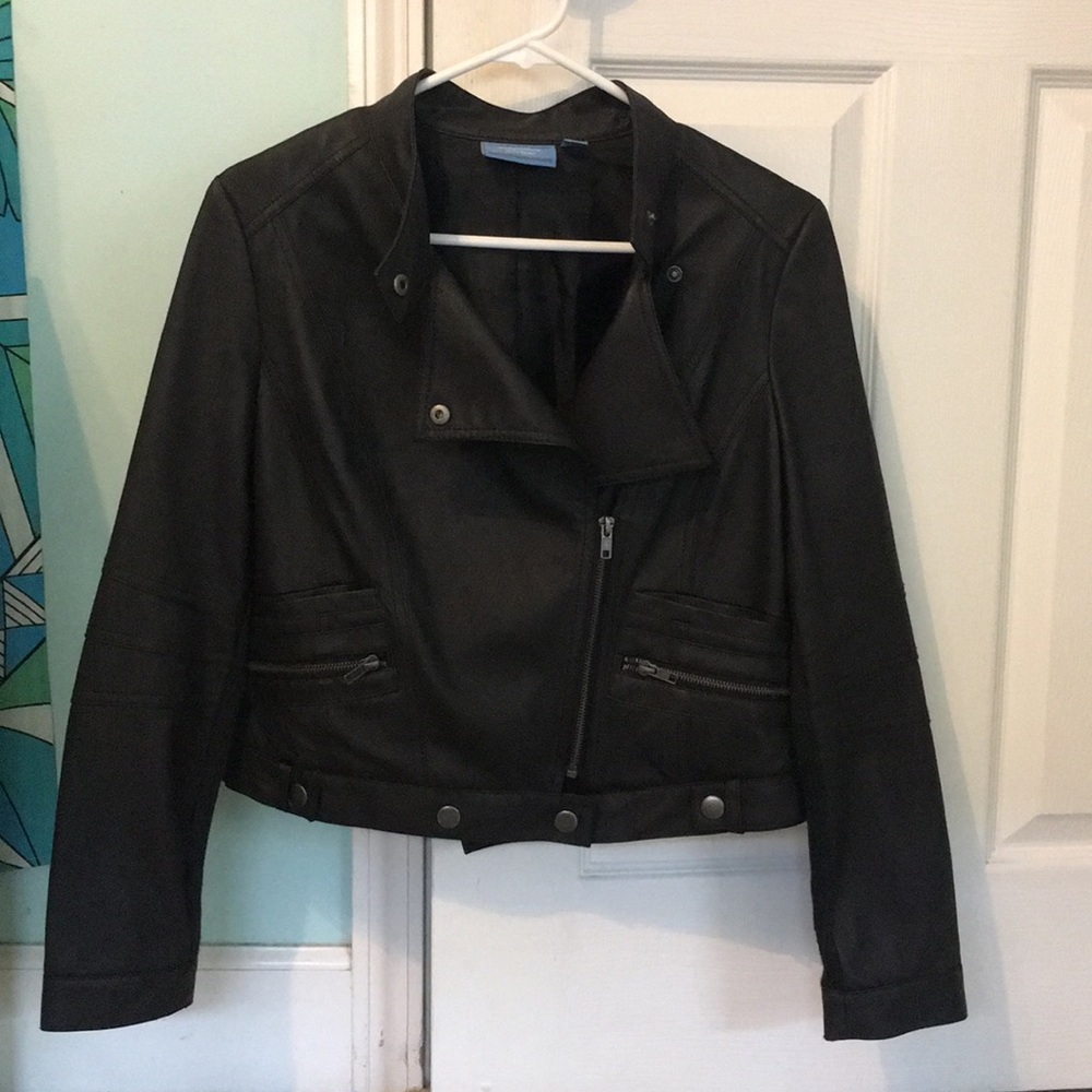 Soft Faux Leather Jacket